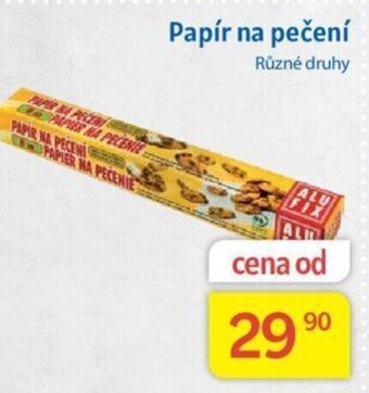 Kubík potraviny Papír na pečení nabídka