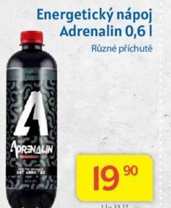 Kubík potraviny Energetický nápoj Adrenalin 0,6L nabídka