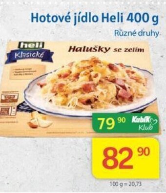 Kubík potraviny Hotové jídlo Heli 400 g nabídka