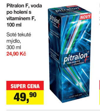Pitralon F, voda po holení s vitamínem F, 100 ml