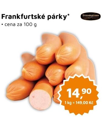 Můjobchod Frankfurtské párky nabídka