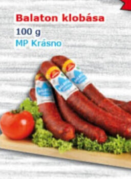 ESO MARKET Balaton klobása 100 g nabídka