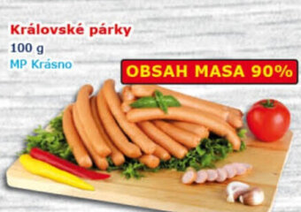 ESO MARKET Královské párky 100 g nabídka
