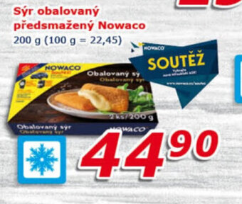 ESO MARKET Sýr obalovaný předsmažený Nowaco 200 g nabídka