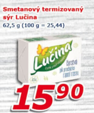 ESO MARKET Smetanový termizovaný sýr Lučina nabídka