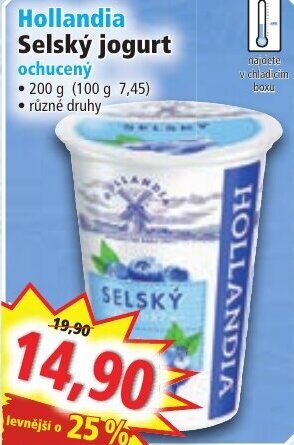 Norma Hollandia Selský jogurt ochucený nabídka
