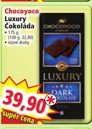 Norma Chocoyoco Luxury Čokoláda nabídka