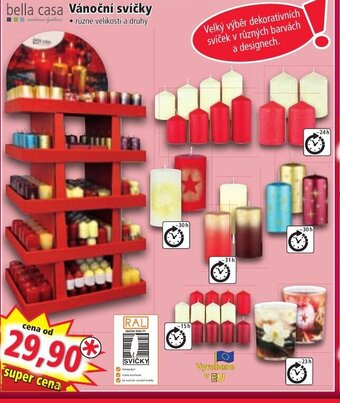 Norma Vánoční svíčky nabídka