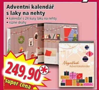 Norma Adventní kalendář s laky na nehty nabídka