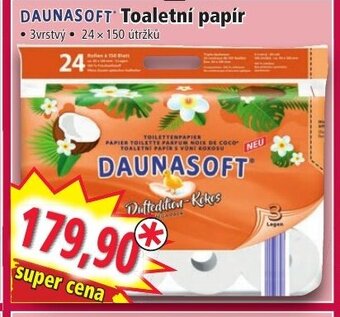 Norma DAUNASOFT Toaletní papír nabídka