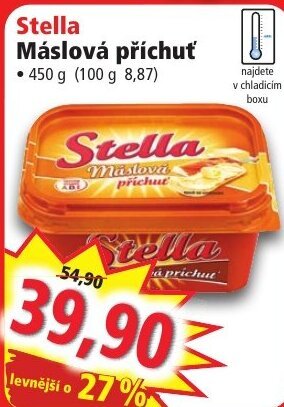 Norma Stella Máslová příchuť nabídka
