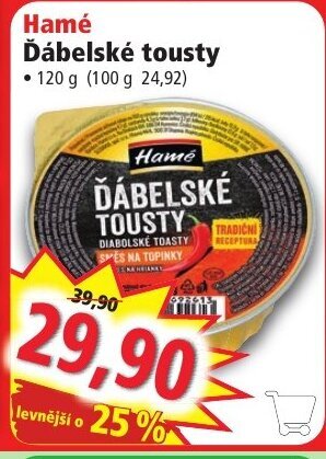 Norma Hamé Ďábelské tousty nabídka
