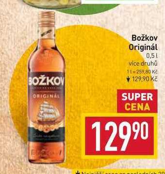 Billa Božkov originál 0,5l nabídka