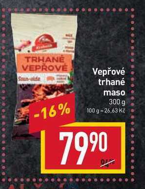 Billa Vepřové trhané maso 300 g nabídka