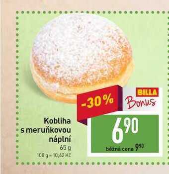 Billa Kobliha s meruňkovou náplní 65 g nabídka