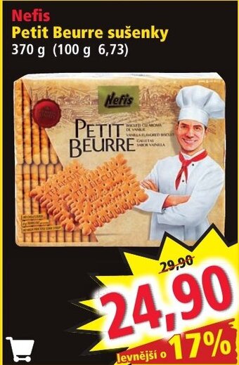 Norma Nefis Petit Beurre sušenky nabídka