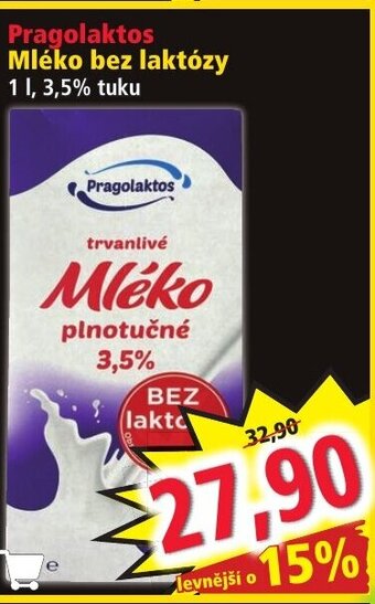Norma Pragolaktos Mléko bez laktózy nabídka