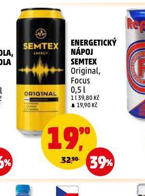 Penny Market Semtex energetický nápoj nabídka