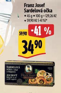 Albert Franz josef sardelová očka nabídka