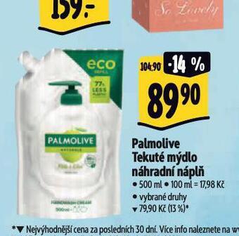 Albert Palmolive tekuté mýdlo nabídka