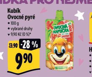 Albert Kubík ovocné pyré nabídka