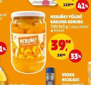 Penny Market Meruňky nabídka