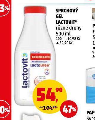 Penny Market Lactovit sprchový gel nabídka