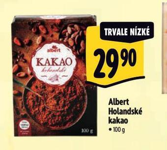 Albert Holandské kakao nabídka