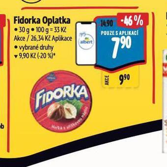 Albert Fidorka oplatka nabídka