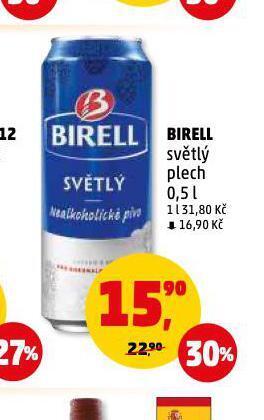 Penny Market Pivo birell nealko nabídka