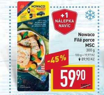 Billa Nowaco filé porce msc 300 g nabídka