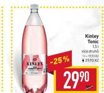 Billa Kinley tonic 1,5l nabídka