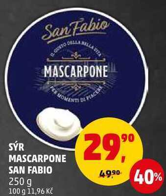 Penny Market Sýr mascarpone san fabio, 250 g nabídka