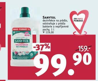 Rossmann Sanytol dezinfekce na prádlo nabídka