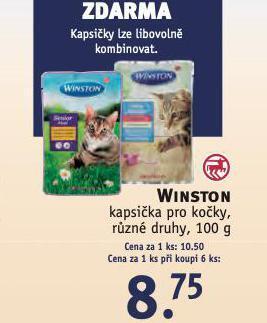Rossmann Winston kapsičky pro kočky nabídka
