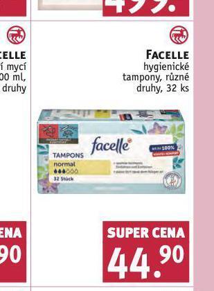 Rossmann Facelle hygienické tampony nabídka