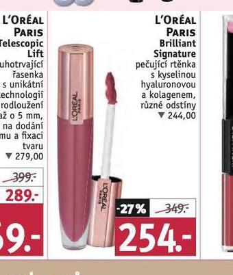 Rossmann Loreal paris rtěnka nabídka