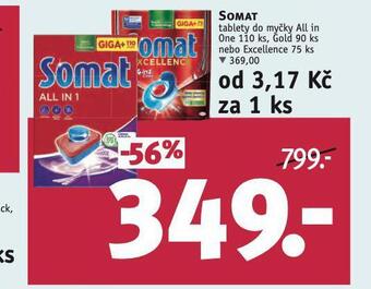 Rossmann Somat tablety do myčky nabídka