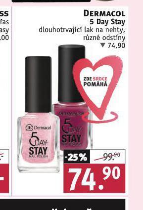 Rossmann Dermacol lak na nehty nabídka