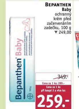 Rossmann Bepanthen baby ochranný krém nabídka