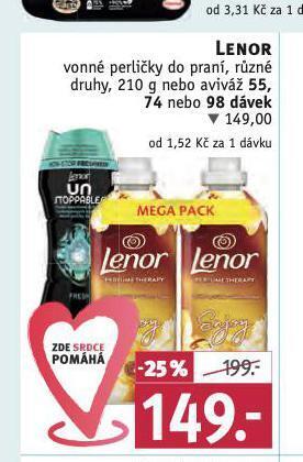 Rossmann Lenor aviváž nabídka