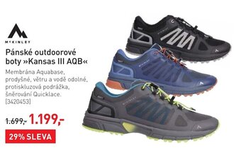 Intersport Pánské outdoorové boty Kansas III AQB nabídka