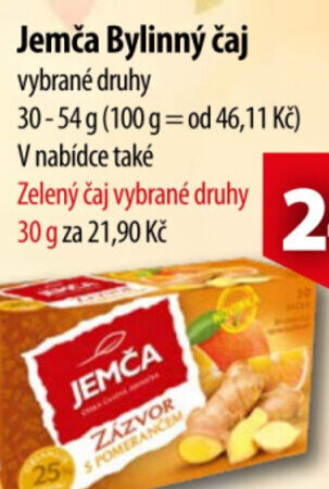 CBA Jemča Bylinný čaj nabídka
