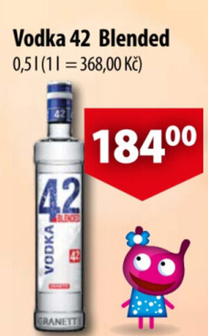 CBA Vodka 42 Blended nabídka