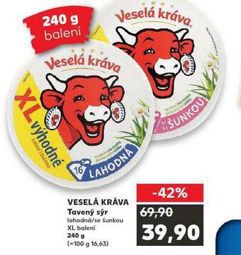 Kaufland Tavený sýr veselá kráva nabídka