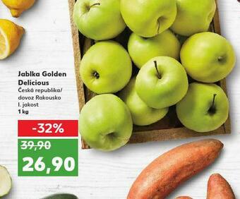 Kaufland Jablka golden delicious nabídka