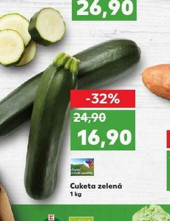 Kaufland Cuketa zelená nabídka