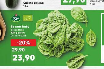 Kaufland Špenát baby nabídka