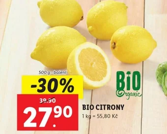 Lidl BIO CITRONY nabídka