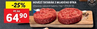 Lidl HOVĚZÍ TATARÁK Z MLADÉHO BÝKA nabídka